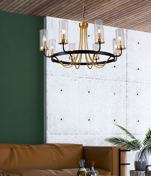 주베리 8등 거실조명 식탁전등 원형펜던트